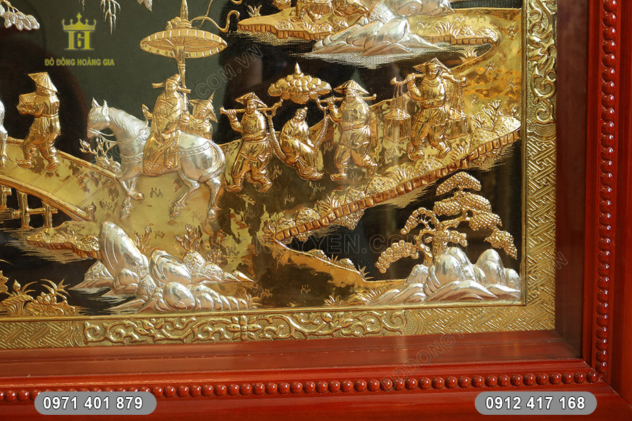 tranh vinh quy b&aacute;i tổ đẹp